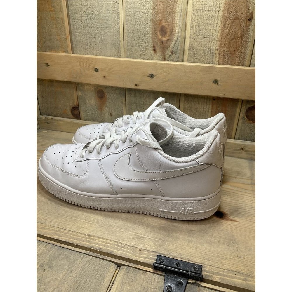 Nike Air Force 1 Low '07 White Menβs US Size 13 CW2288-111 - Picture 9 of 11